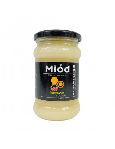 MI&Oacute;D RZEPAKOWY - MALINOWY BARTNIK - 400G