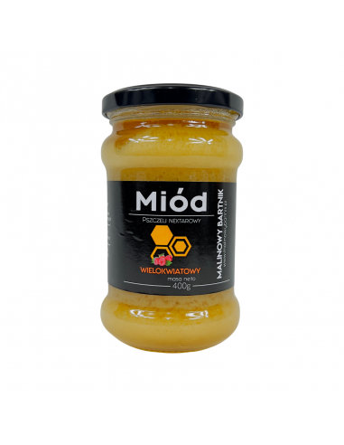 MI&Oacute;D WIELOKWIATOWY - MALINOWY BARTNIK - 400G