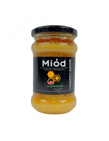 MI&Oacute;D KOLENDROWY - MALINOWY BARTNIK - 400G