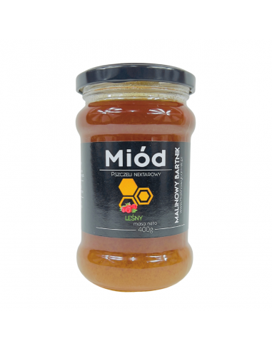 MI&Oacute;D LEŚNY - MALINOWY BARTNIK - 400G