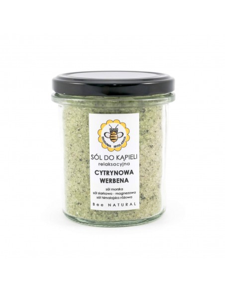 MIODOWA MYDLARNIA - S&Oacute;L DO KĄPIELI - CYTRYNOWA WERBENA - 350G