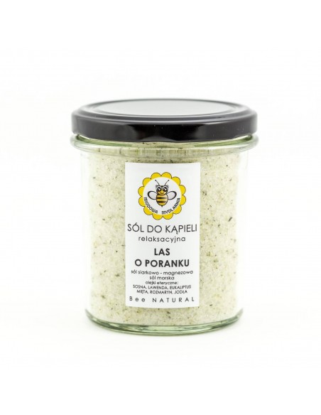 MIODOWA MYDLARNIA - S&Oacute;L DO KĄPIELI - LAS O PORANKU - 350G