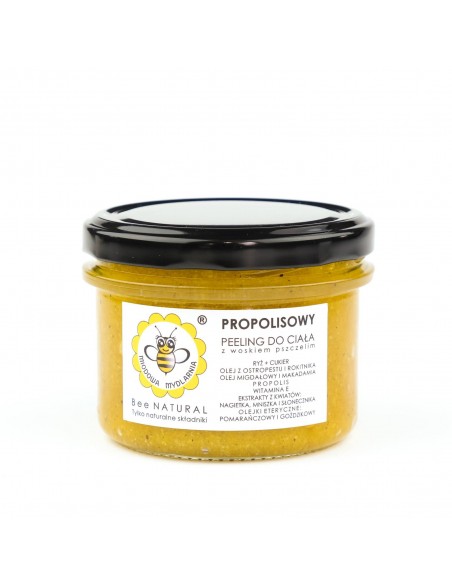 MIODOWA MYDLARNIA - PROPOLISOWY PEELING DO CIAŁA - 200G