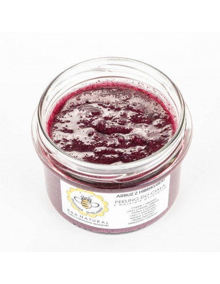 MIODOWA MYDLARNIA - PEELING DO CIAŁA - ARBUS Z HIBISKUSEM - 200G