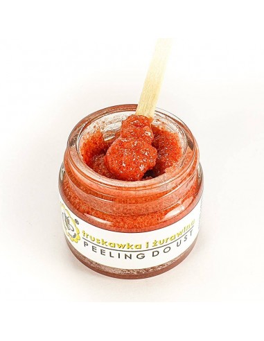 MIODOWA MYDLARNIA - PEELING DO UST - TRUSKAWKA...