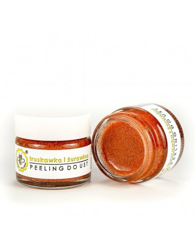 MIODOWA MYDLARNIA - PEELING DO UST - TRUSKAWKA...