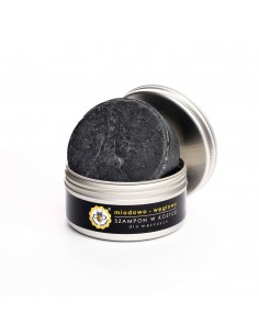 MIODOWA MYDLARNIA - SZAMPON W KOSTCE - MIODOWO-WĘGLOWY - 70G 2