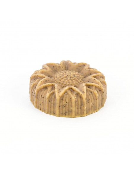 MIODOWA MYDLARNIA - MYDŁO - PEELING MORELOWY Z JEDWABIEM, MIODEM I GLINKĄ BIAŁĄ - 85G