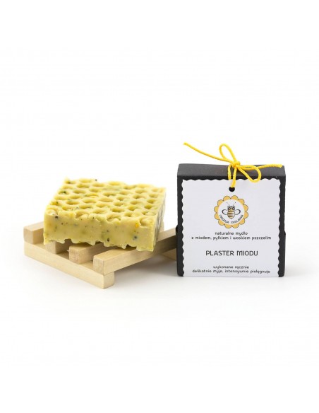 MIODOWA MYDLARNIA - MYDŁO - PLASTER MIODU - 85G