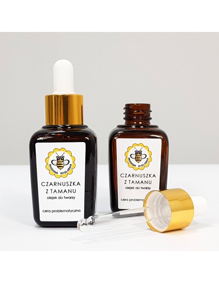 MIODOWA MYDLARNIA - OLEJEK DO TWARZY - CZARNUSZKA Z TAMANU - 30ML