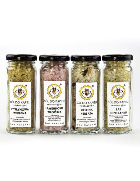 MIODOWA MYDLARNIA - ZESTAW SOLI DO KĄPIELI - 4 X 115G