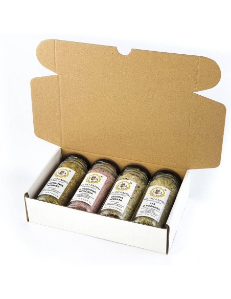 MIODOWA MYDLARNIA - ZESTAW SOLI DO KĄPIELI - 4 X 115G