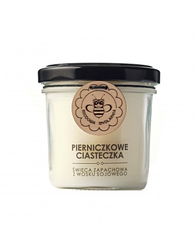 ŚWIECA SOJOWA, ZAPACHOWA - PIERNICZKOWE CIASTECZKA