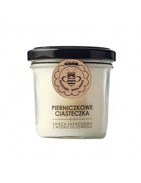 ŚWIECA SOJOWA, ZAPACHOWA - PIERNICZKOWE CIASTECZKA