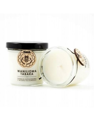 ŚWIECA SOJOWA, ZAPACHOWA - WANILIOWA TABAKA