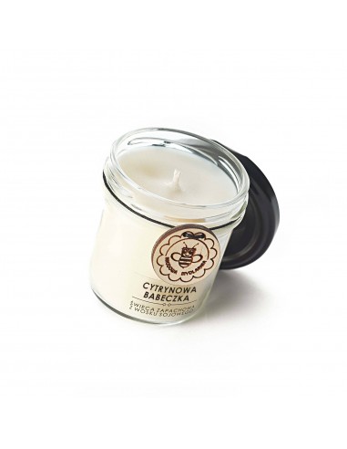 ŚWIECA SOJOWA, ZAPACHOWA - CYTRYNOWA BABECZKA