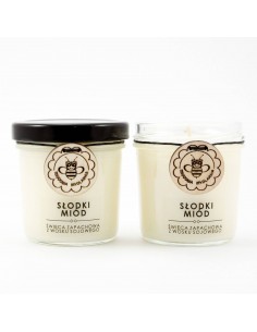 ŚWIECA SOJOWA, ZAPACHOWA - SŁODKI MIÓD 2