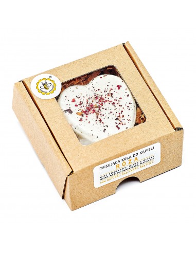 MIODOWA MYDLARNIA - KULA DO KĄPIELI - R&Oacute;ŻA - 80G