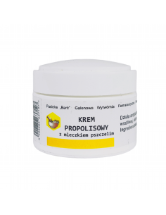 BARĆ - KREM PROPOLISOWY Z MLECZKIEM PSZCZELIM