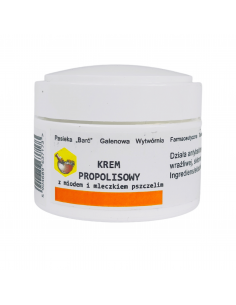 BARĆ - KREM PROPOLISOWY Z MIODEM I MLECZKIEM PSZCZELIM