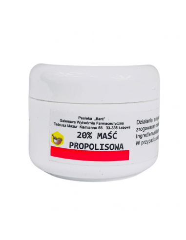 BARĆ - MAŚĆ PROPOLISOWA 20% - 30G