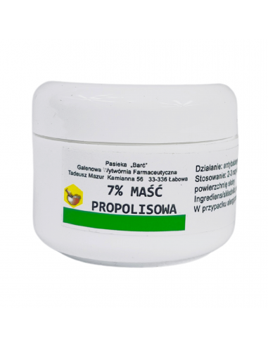 BARĆ - MAŚĆ PROPOLISOWA 7% - 30G