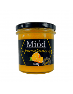 MI&Oacute;D WIELOKWIATOWY - KREMOWANY Z POMARAŃCZĄ, 400G
