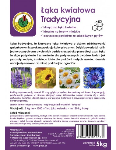 NASIONA - ŁĄKA KWIATOWA TRADYCYJNA 5KG