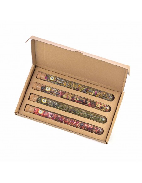 ZESTAW HERBAT W FIOLKACH