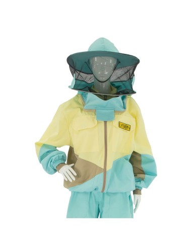 BLUZA PSZCZELARSKA ROZPINANA Z KAPELUSZEM - STYL SPORT 1 (COLOR LINE)
