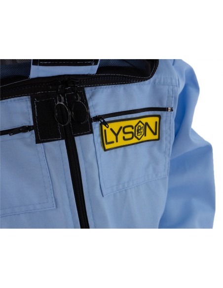 Kombinezon pszczelarski dziecięcy z kapeluszem - Niebieski (Color Line)