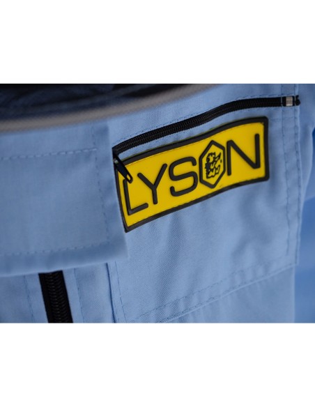 Kombinezon pszczelarski dziecięcy z kapeluszem - Niebieski (Color Line)