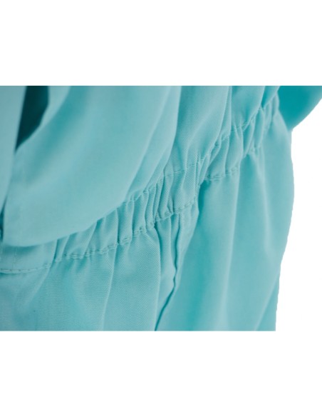 Kombinezon pszczelarski dziecięcy z kapeluszem - Turkusowy (Color Line)