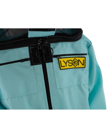 Kombinezon pszczelarski dziecięcy z kapeluszem - Turkusowy (Color Line)