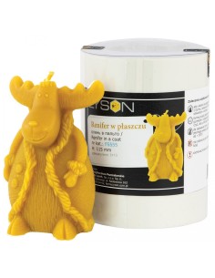 FORMA SILIKONOWA - RENIFER W PŁASZCZU 2