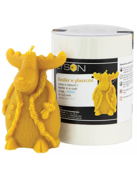 FORMA SILIKONOWA - RENIFER W PŁASZCZU
