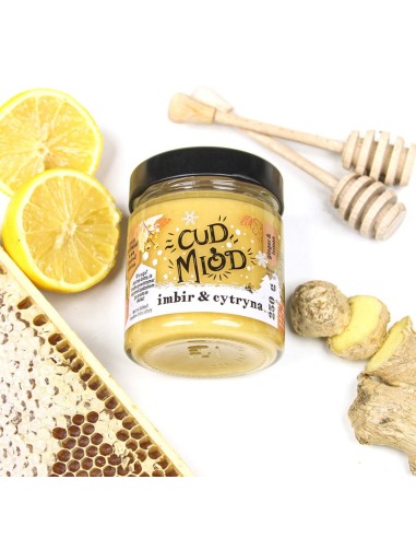 CUD MI&Oacute;D IMBIR I CYTRYNA, 250G