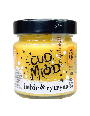 CUD MI&Oacute;D IMBIR I CYTRYNA, 250G