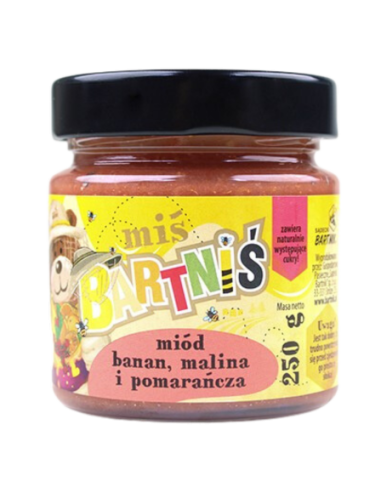 MIŚ BARTNIŚ - MI&Oacute;D BANAN, MALINA I POMARAŃCZA,...