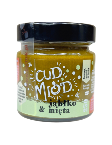 CUD MI&Oacute;D JABŁKO I MIĘTA, 250G