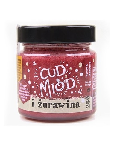 CUD MI&Oacute;D I ŻURAWINA, 250G