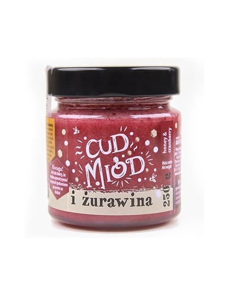 CUD MI&Oacute;D I ŻURAWINA, 250G