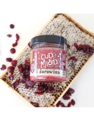 CUD MI&Oacute;D I ŻURAWINA, 250G