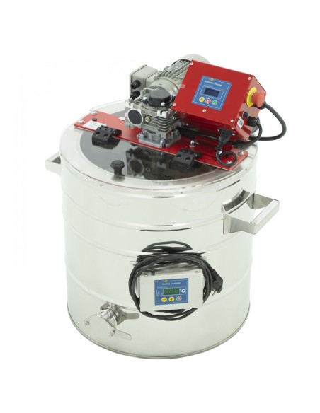 URZĄDZENIE DO KREMOWANIA MIODU Z PŁASZCZEM GRZEWCZYM 400V ZE STEROWNIKIEM AUTOMATYCZNYM - 50L