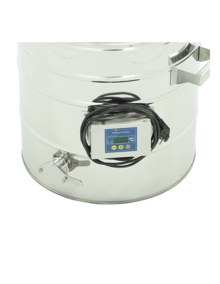 URZĄDZENIE DO KREMOWANIA MIODU Z PŁASZCZEM GRZEWCZYM 400V ZE STEROWNIKIEM AUTOMATYCZNYM - 50L