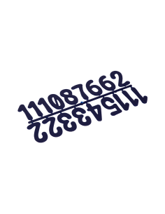 NUMERKI DO OZNACZENIA ULI - NIEBIESKIE