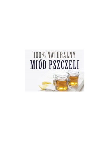 TABLICA REKLAMOWA - "100% NATURALNY MI&Oacute;D...