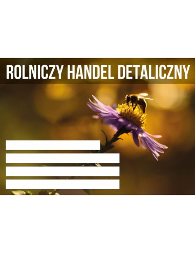 TABLICA REKLAMOWA - "ROLNICZY HANDEL...