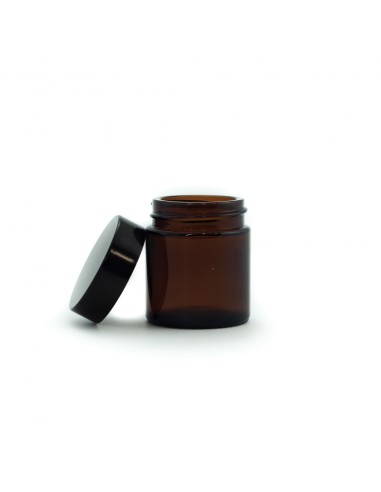 Słoik z Ciemnego Szkła + Zakrętka &ndash; 50 ml