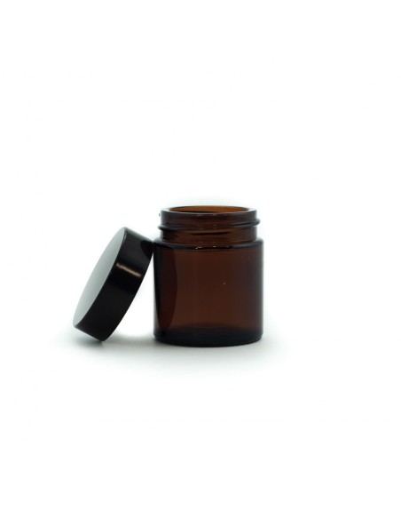 Słoik z Ciemnego Szkła + Zakrętka &ndash; 50 ml